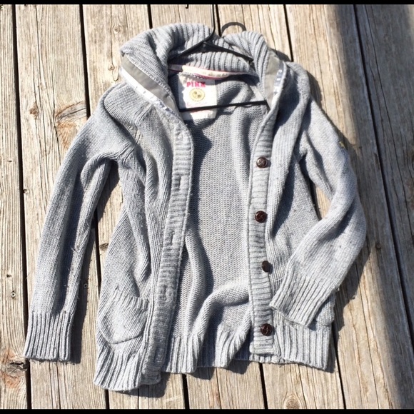 PINK Victoria's Secret Sweaters - Grey Victoria's Secret PINK Sweater